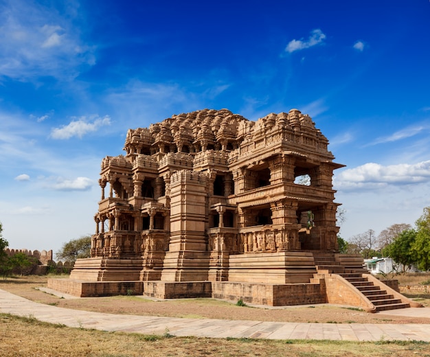 Foto sasbahu-tempel in der gwalior-festung