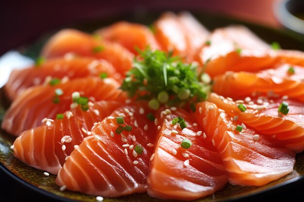 Sashimi de salmão