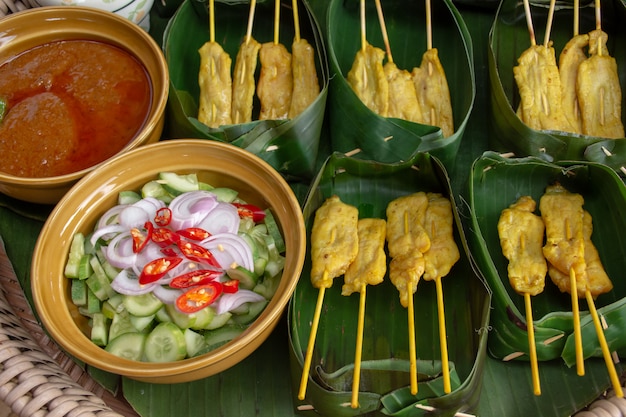 Satay- comida callejera