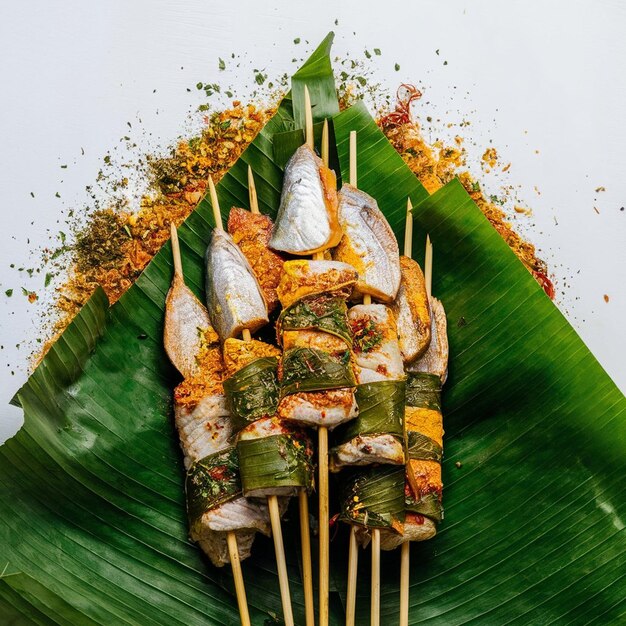 Foto sate lilit ikan