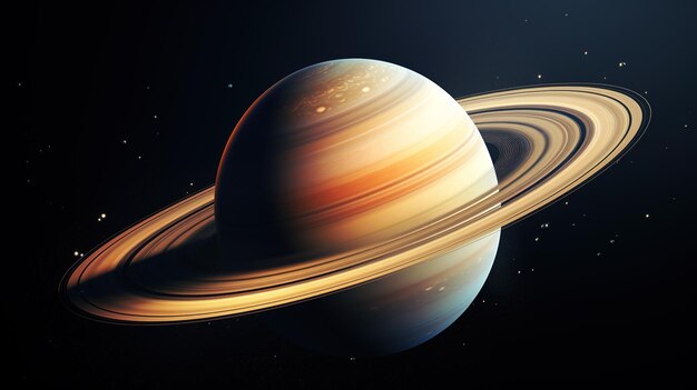 Saturn Planet im Weltraum Himmlischer Kosmischer Sonnensystem Astronomie Universum Galaktischer Planet