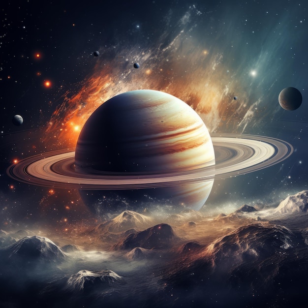 Saturno en la galaxia