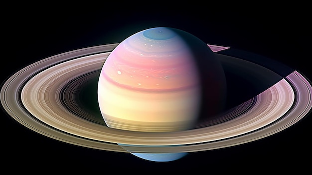 Saturno Joya del Sistema Solar con sus majestuosos anillos