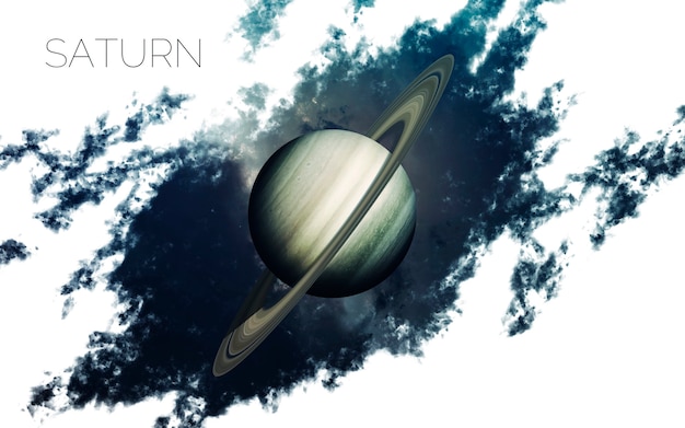 Saturno no espaço