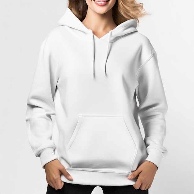 Foto sauberes hoodie-modell