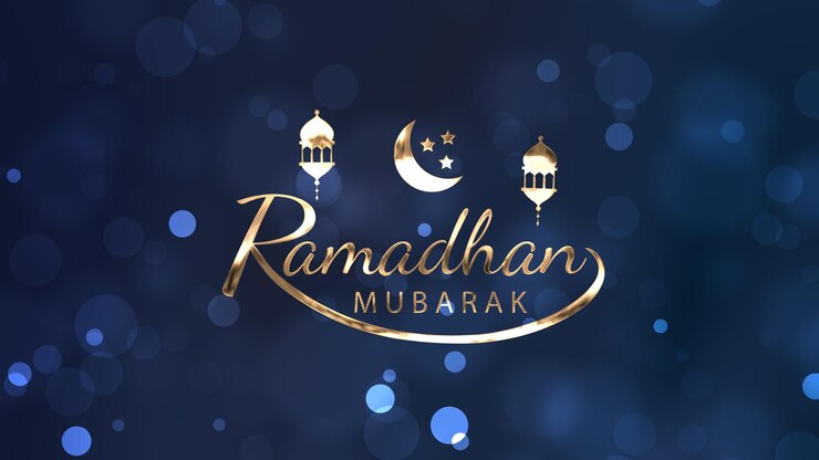 Foto saudação de ramadan mubarak