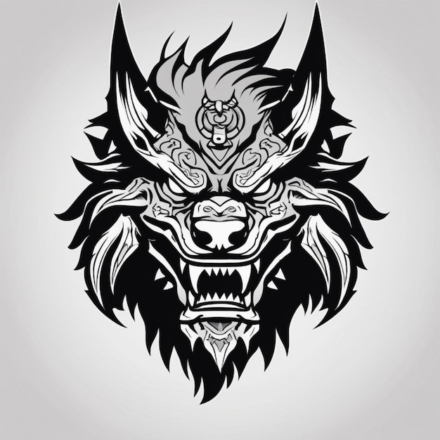 Savage Oni Wolf Eine furchterregende Fusion japanischer Legenden