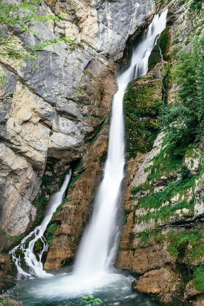 Savica Wasserfall im Bohinj-Tal, Slowenien