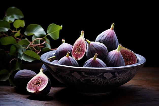 Savoring Serenity Divine Fig Serenity Fotografia de imagens de figos de alta qualidade