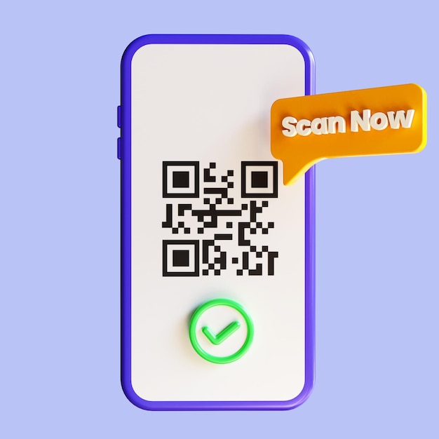 Foto scannen des qr-codes. downloadseite zur qr-code-verifizierung der mobilen apps