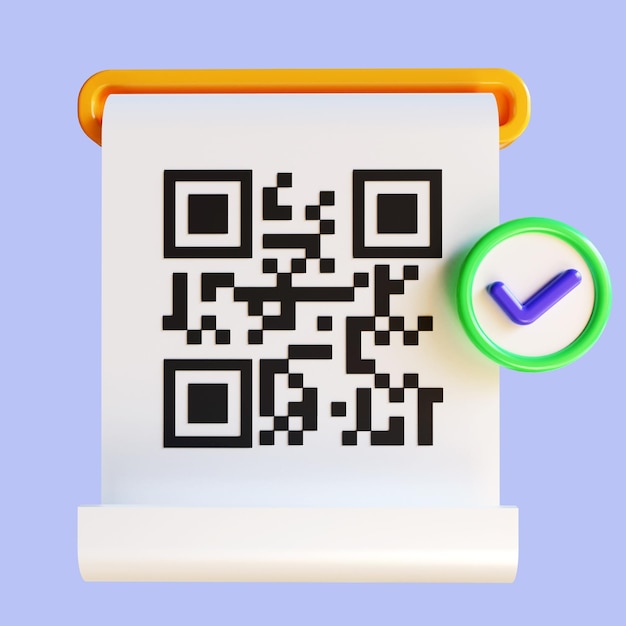 Foto scannen des qr-codes. downloadseite zur qr-code-verifizierung der mobilen apps