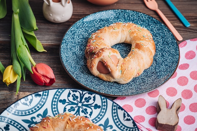 Scarcella, um doce tradicional para as férias da páscoa na região de puglia