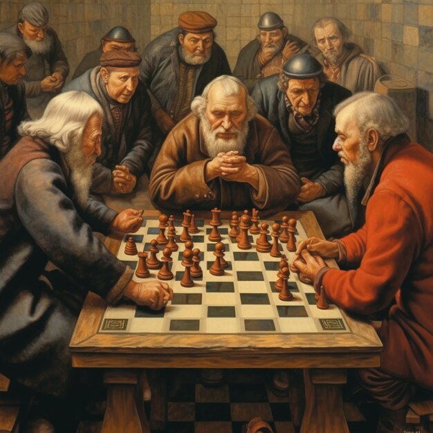 Foto schach-illustration