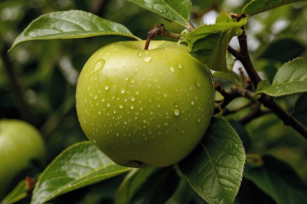 Foto schärfer apfel zing ein geschmack der natur