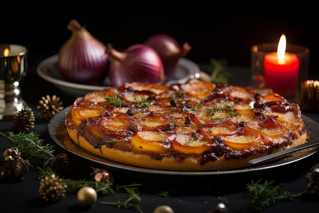 Schalotten-Tarte-Tartin-Weihnachtsessen