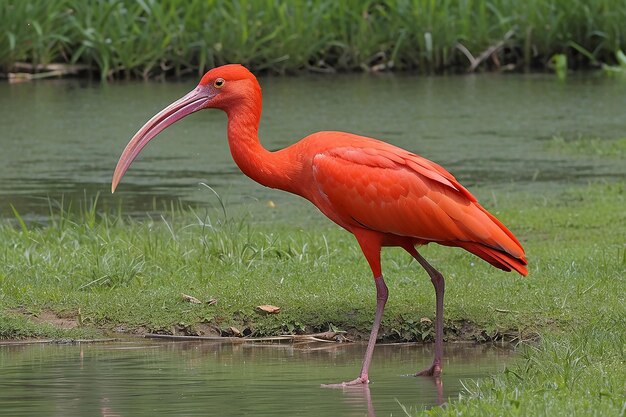 Foto scharlach-ibis