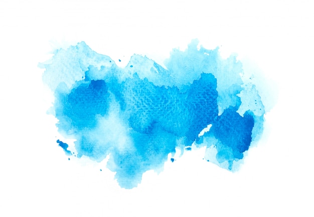 schattiert blaues Aquarell