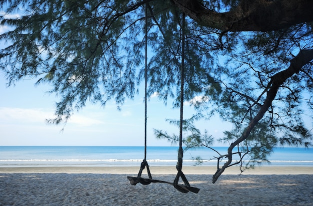 Schaukel am Strand