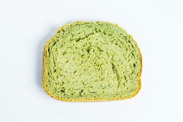 Scheibe des grünen Brot