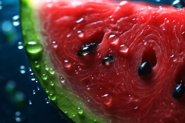 Foto scheibe wassermelone