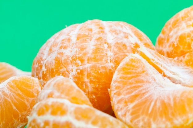 Scheiben köstliche Orangen-Mandarine