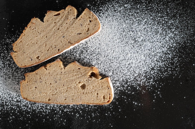 Scheiben Roggenbrot