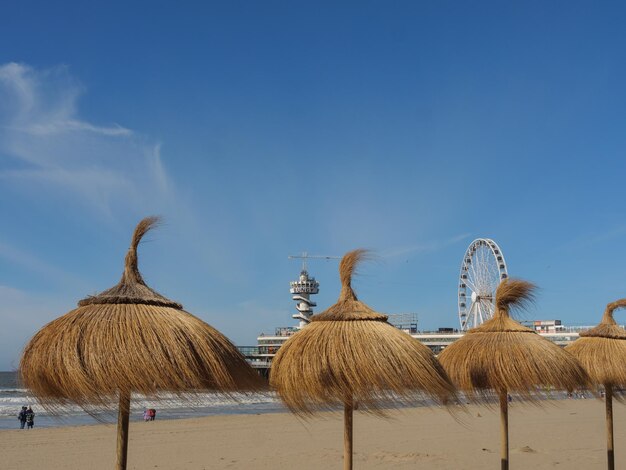 Scheveningen en el mar del Norte en los Países Bajos