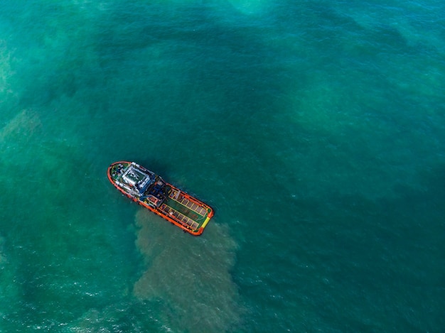 Schiffslader Tanker auf dem Meer