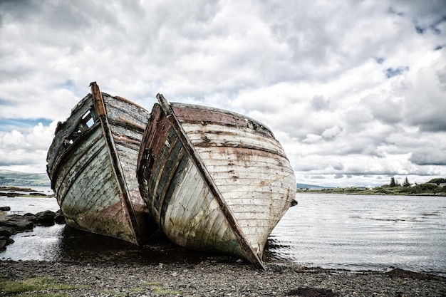 Foto schiffswracks in mull scotland uk