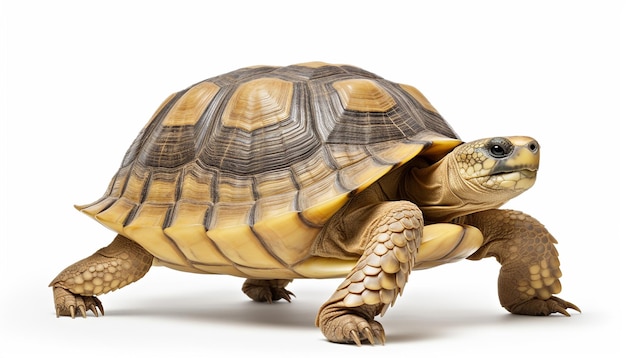 Schildkröten-Frontalansicht-Isolierung