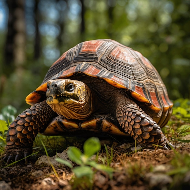 Schildkröten-Wildtierfotografie HDR 4k