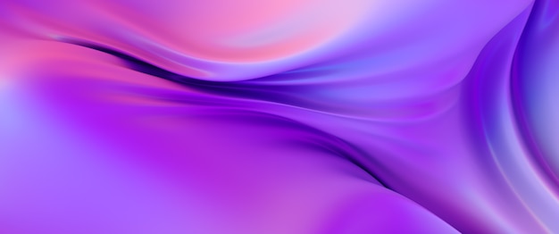 Schillernder Chrom wellenförmiger Farbverlauf Stoff abstrakter Hintergrund