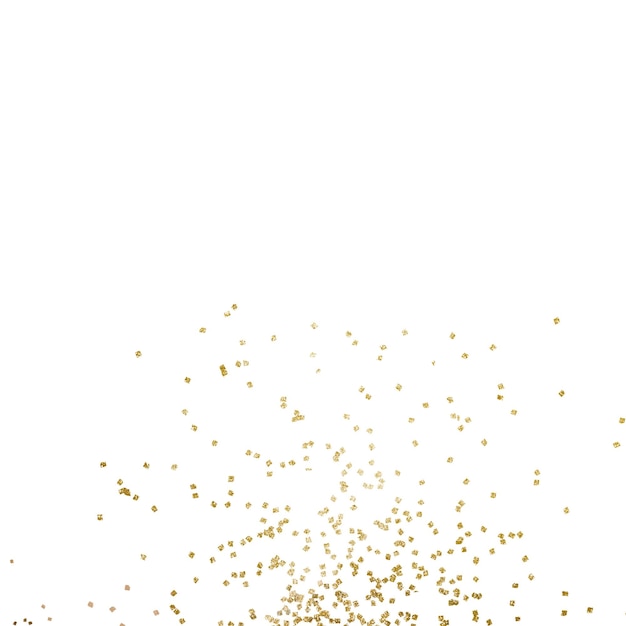 Schimmerndes goldenes Konfetti-Designelement