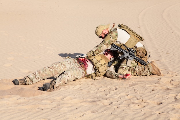 Schlachtfeldmedizin in der Wüste