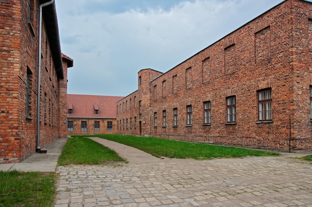 Schlafsaal des Konzentrationslagers Auschwitz, Polen.