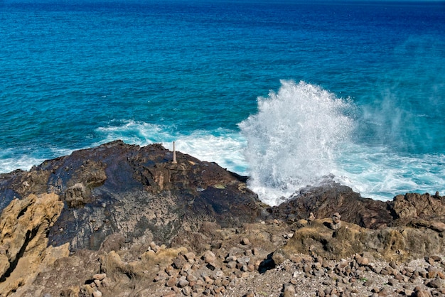 Schlagloch in Hawaii