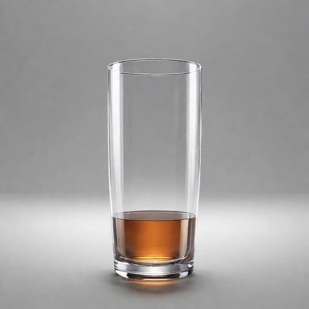 Schlanke Einfachheit Kristall klares hohes Glas