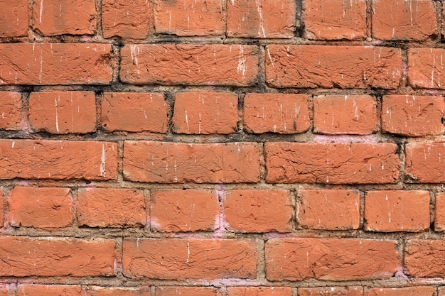 Schließen Sie herauf alte Backsteinmauer-Schmutzbeschaffenheit