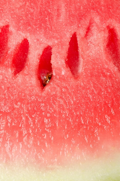 Schließen Sie herauf Bild der Samen- und Wassermelonenbeschaffenheit.