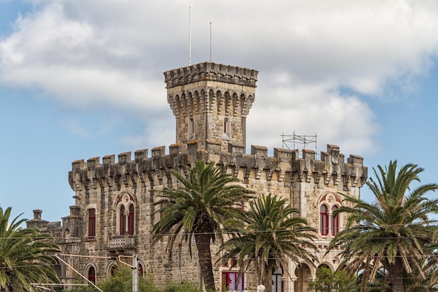 Schloss in lissabon portugal