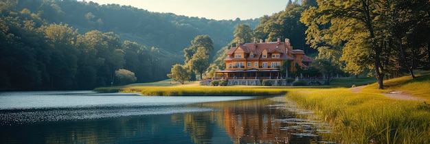 Schloss Kamenice Nad Lipou Region Vysocina Hintergrundbanner HD