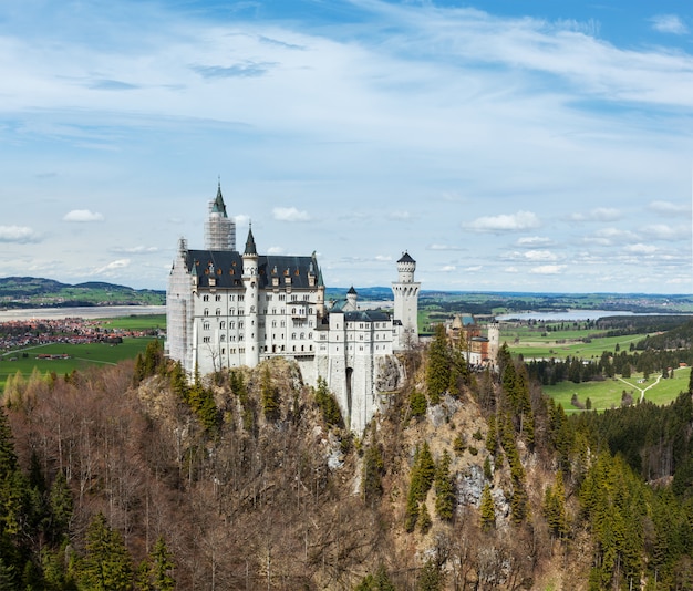 Foto schloss neuschwanstein, deutschland