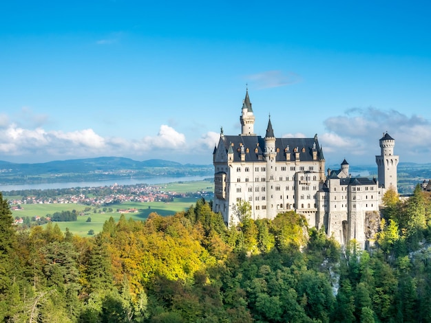 Foto schloss neuschwanstein in deutschland