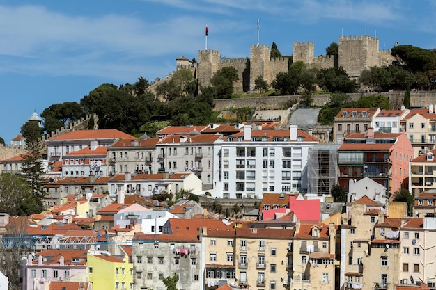 Schloss Sao Jorge Lissabon Portugal