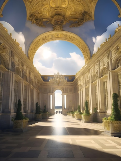 Schloss Versailles Ai erzeugt