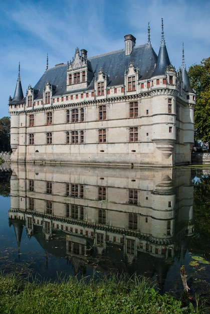 Schloss von Azay le Rideau Landschaft