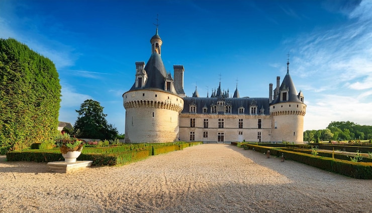 Foto schloss von lude loire, frankreich