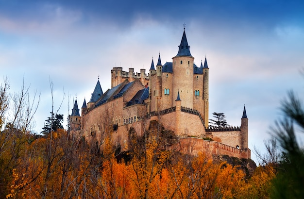 Schloss von Segovia im November