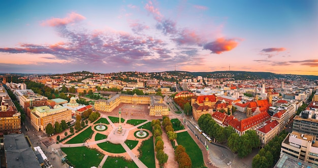 Schlossplatz em Stuttgart Alemanha