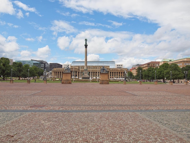 Schlossplatz (praça do castelo) stuttgart